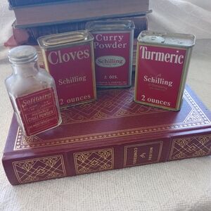 Vintage 1940s Spice Tin Collection